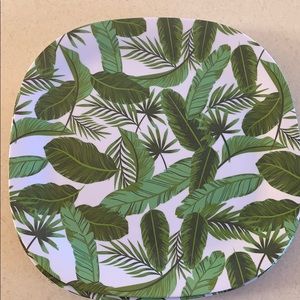New Tropical print melamine 11’ plates